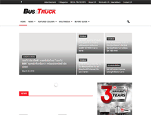 Tablet Screenshot of busandtruckmedia.com
